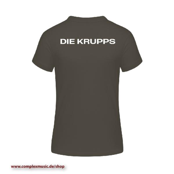 Preview: DK Girlie - Industrie-Mädchen Khaki V-Kneck