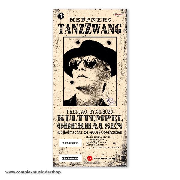 Ticket "Heppners TanzZwang", Oberhausen, 27.02.2026