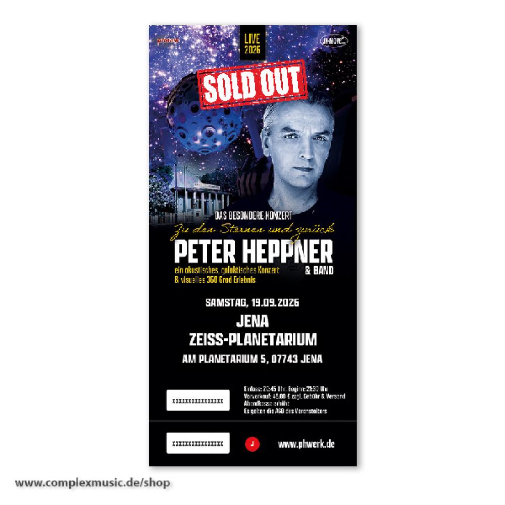 Ticket "Heppner Akustik", Jena/Planetarium, 19.09.2026 - Abend