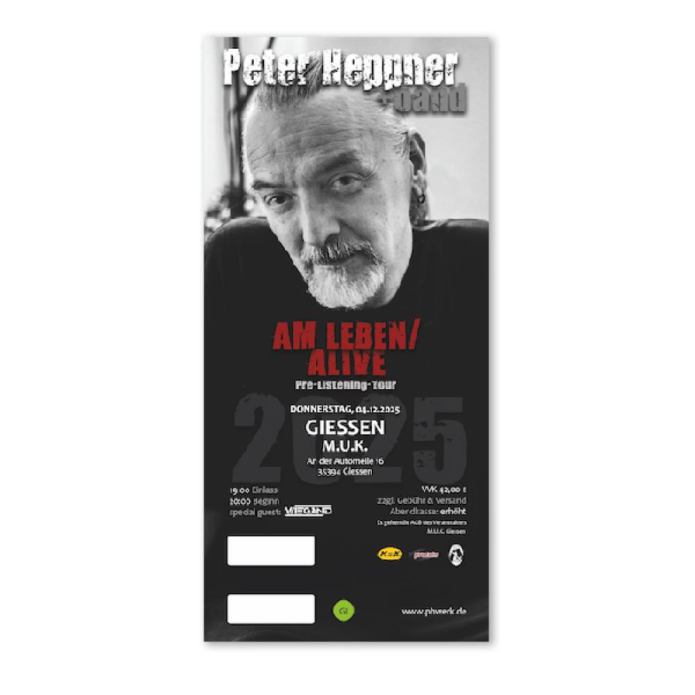 Ticket "Peter Heppner & Band" Giessen, 04.12.2025